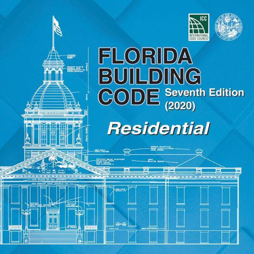Upstryve's 2020 Florida Building Code - Residential, 7th Edition product image provided by UpStryve Book Store. Upstryve provides access to online contractor course content, exam prep, books, and practice test questions to students and professionals preparing for their state contracting exams.