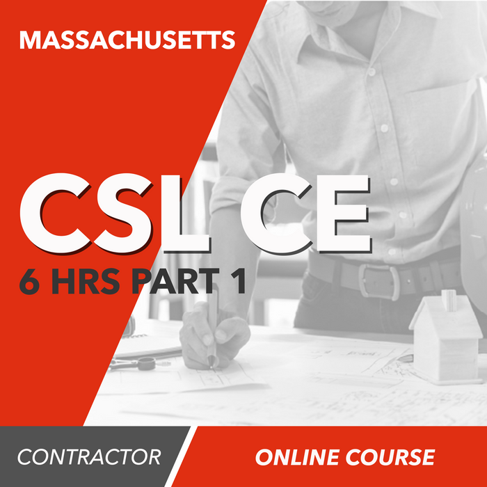 Massachusetts CSL CE - 6 Hours ONLINE Part 1