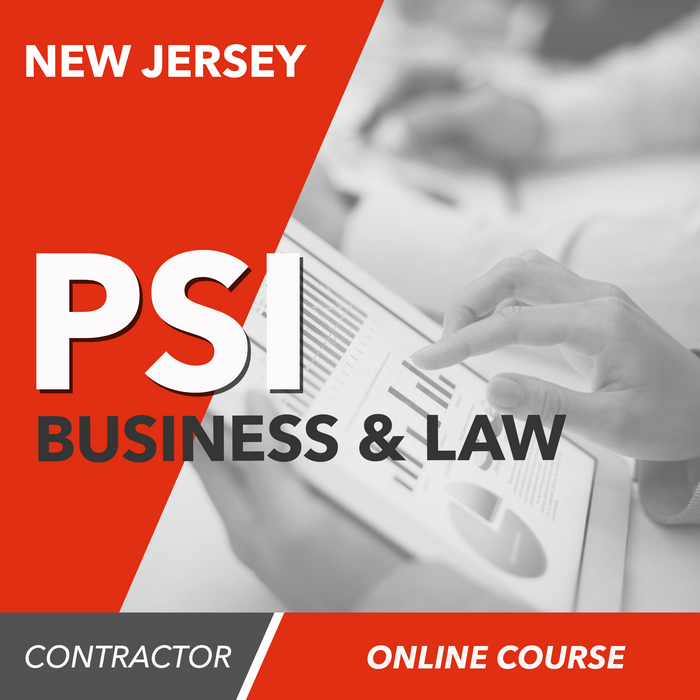 New Jersey PSI Business and Law - Online Exam Prep Course