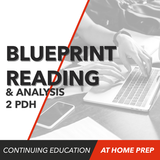 Upstryve's Blueprint Reading and Analysis (2 PDH) product image provided by UpStryve Book Store. Upstryve provides access to online contractor course content, exam prep, books, and practice test questions to students and professionals preparing for their state contracting exams.