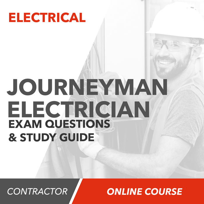 Upstryve's 2023 Journeyman Electrician Exam Questions and Study Guide - Online Test Success Kit product image provided by UpStryve Book Store. Upstryve provides access to online contractor course content, exam prep, books, and practice test questions to students and professionals preparing for their state contracting exams.