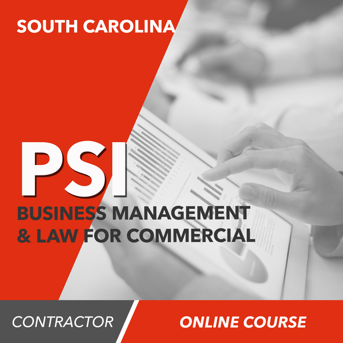 South Carolina Business Management and Law for Commercial Contractors Exam - Online Practice Questions
