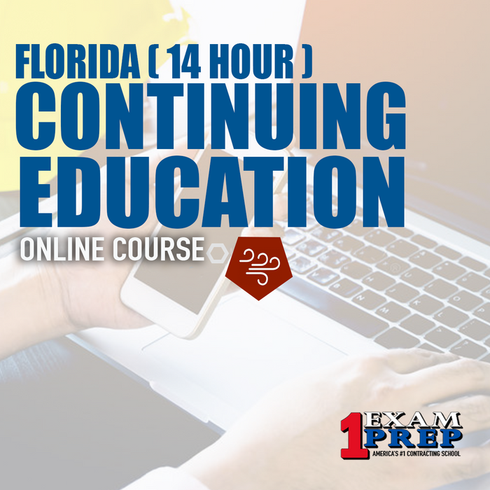 Upstryve's 14 Hour Florida State CILB Online Continuing Education [for State Certified and Registered Contractors] product image provided by UpStryve Book Store. Upstryve provides access to online contractor course content, exam prep, books, and practice test questions to students and professionals preparing for their state contracting exams.