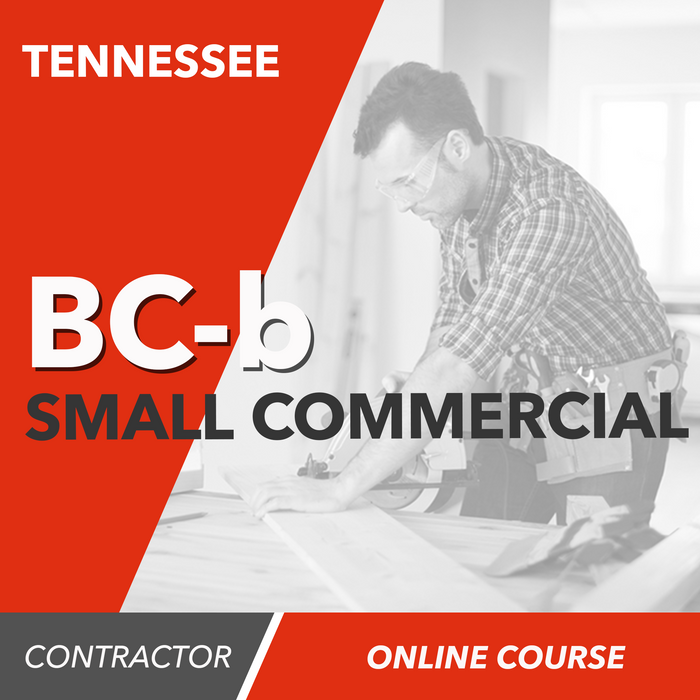 Tennessee BC-b - Small Commercial Contractor - Online Exam Prep Course