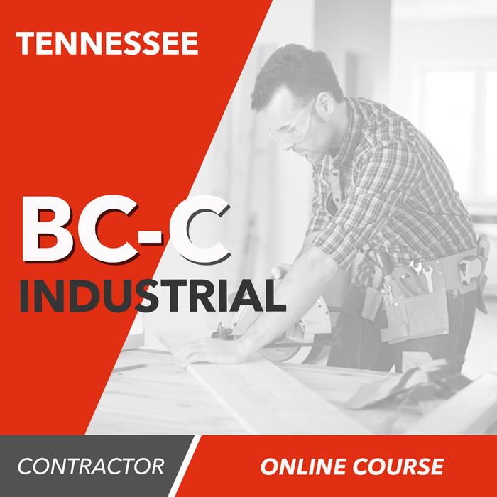 Tennessee BC-C Industrial Contractor - Online Exam Prep Course