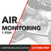 Upstryve's Air Monitoring (1 PDH) product image provided by UpStryve Book Store. Upstryve provides access to online contractor course content, exam prep, books, and practice test questions to students and professionals preparing for their state contracting exams.