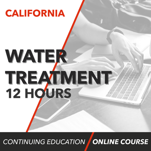 Upstryve's California Water Treatment Continuing Education (12 Hours) product image provided by UpStryve Book Store. Upstryve provides access to online contractor course content, exam prep, books, and practice test questions to students and professionals preparing for their state contracting exams.
