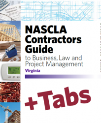 Virginia NASCLA Contractors Guide to Business, Law and Project Management, Virginia 10th Edition - Tabs Bundle