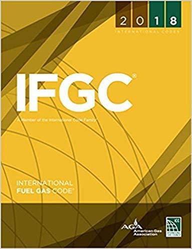International Fuel Gas Code, 2018 Edition