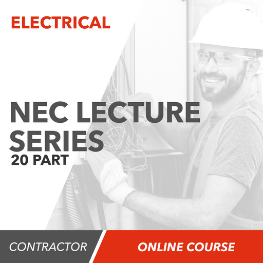 Upstryve's 2017 Electrician Online Prep (20 PART) National Electrical Code Lecture Series product image provided by UpStryve Book Store. Upstryve provides access to online contractor course content, exam prep, books, and practice test questions to students and professionals preparing for their state contracting exams.