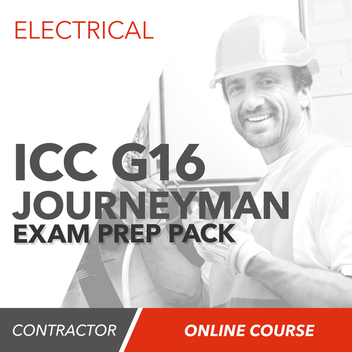 ICC G16 National Standard Master Electrician Exam Prep Package