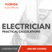 Upstryve's 2023 Practical Calculations for Electricians - ONLINE COURSE product image provided by UpStryve Book Store. Upstryve provides access to online contractor course content, exam prep, books, and practice test questions to students and professionals preparing for their state contracting exams.