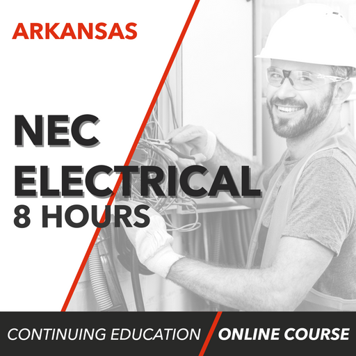 Upstryve's Arkansas 2020 NEC Electrical Continuing Education (8 Hours) product image provided by UpStryve Book Store. Upstryve provides access to online contractor course content, exam prep, books, and practice test questions to students and professionals preparing for their state contracting exams.
