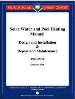 Solar Water & Pool Heating Manual, 2006 Book