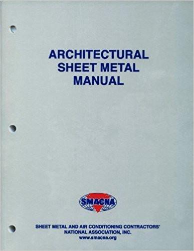 Upstryve's Architectural Sheet Metal Manual, 7th Edition (SMACNA) product image provided by SMACNA. Upstryve provides access to online contractor course content, exam prep, books, and practice test questions to students and professionals preparing for their state contracting exams.