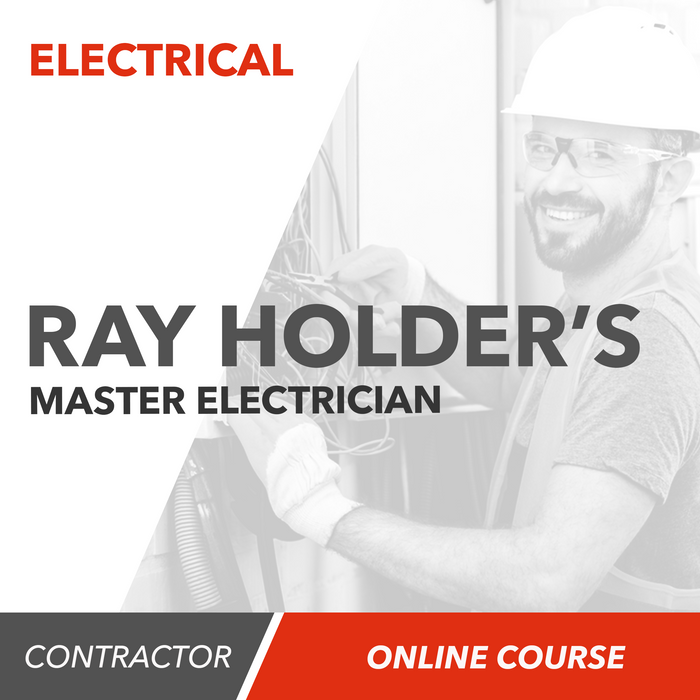 Ray Holder's 2014 Master Electrician Exam Questions Tests; Online Course