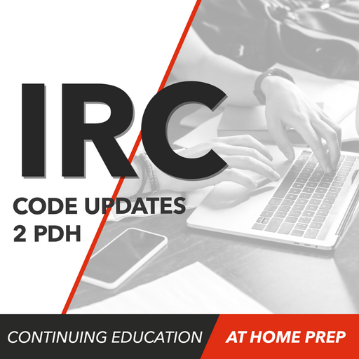 Upstryve's Code Updates for the 2015 IRC (2 PDH) product image provided by UpStryve Book Store. Upstryve provides access to online contractor course content, exam prep, books, and practice test questions to students and professionals preparing for their state contracting exams.