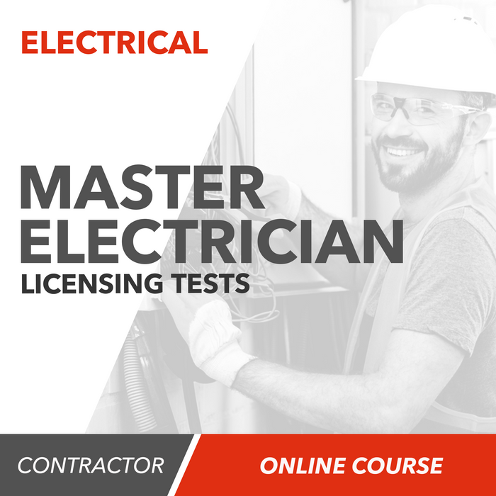 Upstryve's 2017 Master Electrician Licensing Online Tests product image provided by UpStryve Book Store. Upstryve provides access to online contractor course content, exam prep, books, and practice test questions to students and professionals preparing for their state contracting exams.