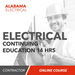 Upstryve's Alabama 2017 Electrical Continuing Education (14 Hours) product image provided by UpStryve Book Store. Upstryve provides access to online contractor course content, exam prep, books, and practice test questions to students and professionals preparing for their state contracting exams.