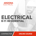 Upstryve's Arizona R-11 Electrical Contractor (Residential) - Online Exam Prep Course product image provided by UpStryve Book Store. Upstryve provides access to online contractor course content, exam prep, books, and practice test questions to students and professionals preparing for their state contracting exams.