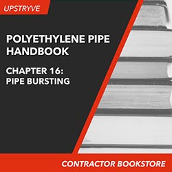 Upstryve's Chapter 16 of the Handbook of Polyethylene Pipe, 2nd Edition (Pipe Bursting) product image provided by UpStryve Book Store. Upstryve provides access to online contractor course content, exam prep, books, and practice test questions to students and professionals preparing for their state contracting exams.