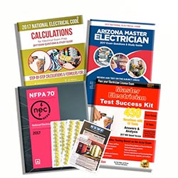 Upstryve's Arizona 2017 Master Electrician Exam Prep Package product image provided by BTP. Upstryve provides access to online contractor course content, exam prep, books, and practice test questions to students and professionals preparing for their state contracting exams.