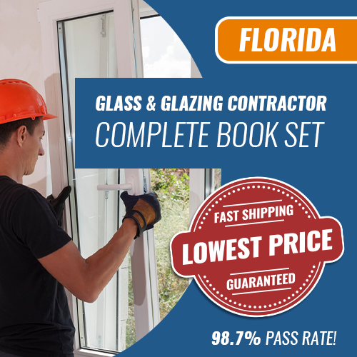Florida Glass and Glazing Contractor Complete Book Set - Trade Books