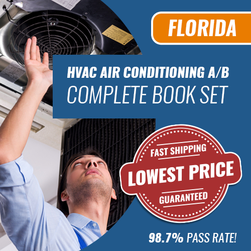 Florida Air A or Air B Contractors Exam Complete Book Set