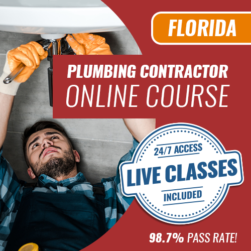Florida Plumbing Contractor Trade Knowledge - Online Exam Prep Course 