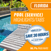 Florida Service Pool Contractor Exam Complete Book Set - Trade Books - Highlighted & Tabbed