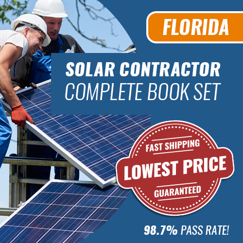 Florida Solar Contractor Exam Complete Book Set - Trade Books