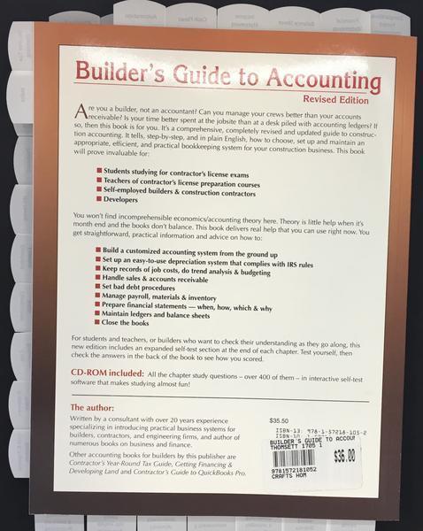 Highlighted and Tabbed Builders Guide to Accounting Revised - 10th Printing [Highlighted and Tabbed]