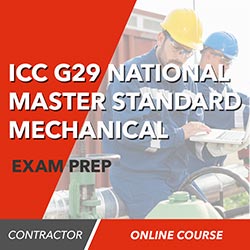 ICC G29 National Standard Master Mechanical Exam Prep [Online Course Only]
