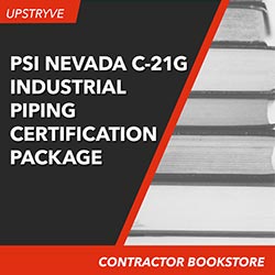 PSI Nevada C-21G Industrial Piping Certification Package