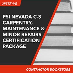 PSI Nevada C-3 Carpentry,Maintenance,and Minor Repairs Certification Package