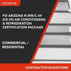 PSI Arizona R-39R/C-39 (CR-39) Air Conditioning and Refrigeration (Residential/Commercial) Certification Package