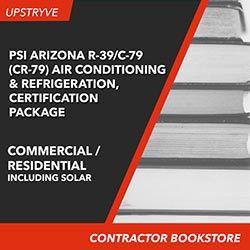 PSI Arizona R-39/C-79 (CR-79) Air Conditioning and Refrigeration, including Solar (Residential/Commercial) Certification Package