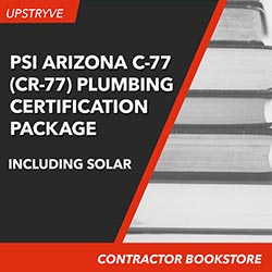 PSI Arizona C-77 (Cr-77) Plumbing (including solar) Certification Package