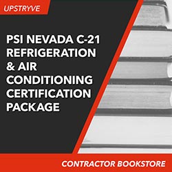 PSI Nevada C-21 Refrigeration and Air Conditioning Contractor Certification Package