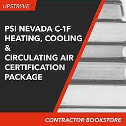 PSI Nevada C-1F Heating, Cooling, and Circulating Air Contractor Certification Package