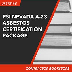 PSI Nevada A-23 Asbestos Certification Package