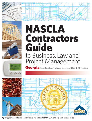 Georgia NASCLA Contractors Guide to Business, Law and Project Management, Georgia Construction Industry Licensing Board 5th Edition; Highlighted & Tabbed