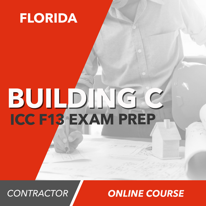ICC F13 National Standard Residential Building Contractor (C) Exam Prep Package