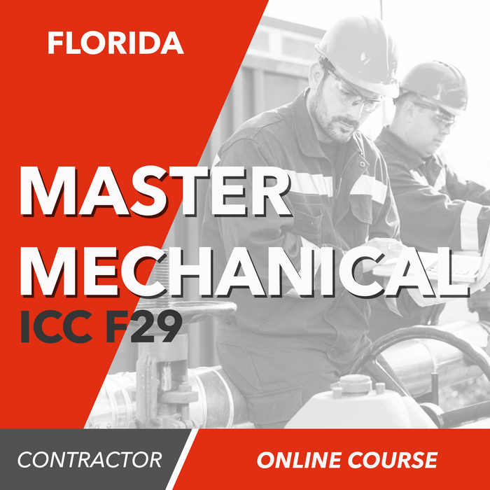 ICC F29 National Standard Master Mechanical Online Prep Course