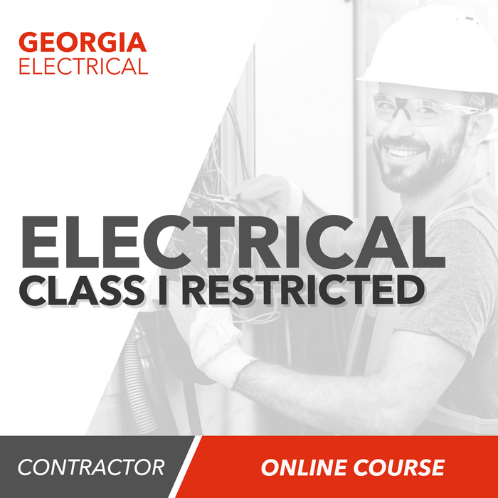 Georgia Electrical Contractor Class I (Restricted) - Online Exam Prep Course