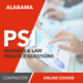 Upstryve's Alabama PSI Business and Law Exam - Online Practice Questions product image provided by UpStryve Book Store. Upstryve provides access to online contractor course content, exam prep, books, and practice test questions to students and professionals preparing for their state contracting exams.