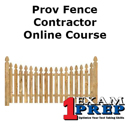 Prov Fence Contractor Course (County - Florida)