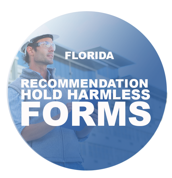 HOLD HARMLESS FROM RECOMMENDATIONS FORMS