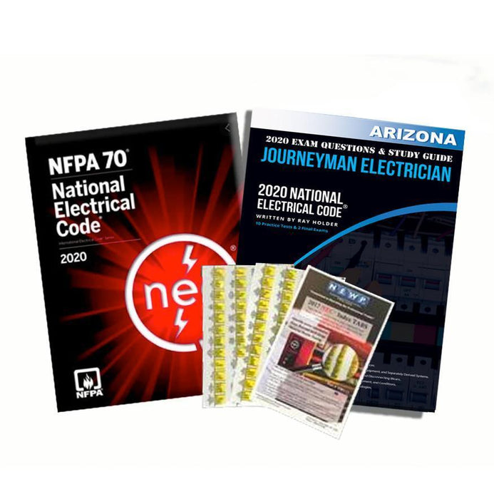 Upstryve's Arizona 2020 Journeyman Electrician Exam Prep Package product image provided by BTP. Upstryve provides access to online contractor course content, exam prep, books, and practice test questions to students and professionals preparing for their state contracting exams.