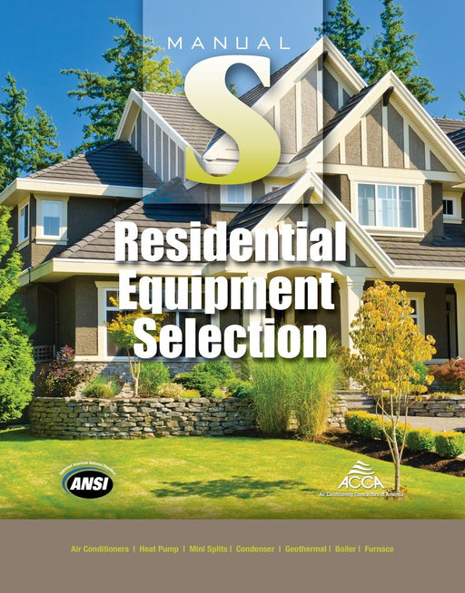 Manual S® - Residential Equipment Selection (2nd Edition)